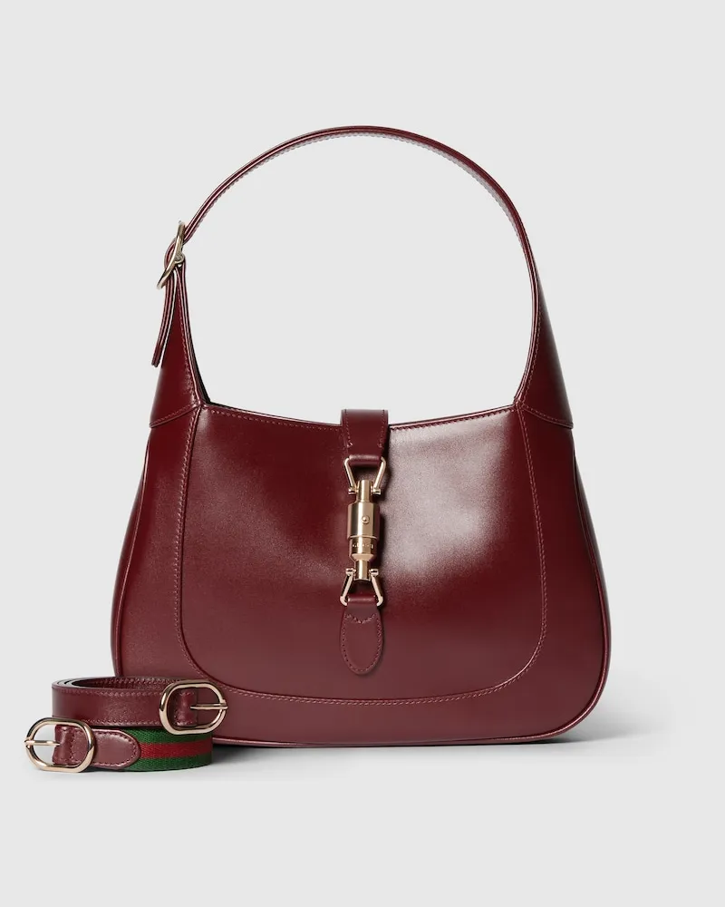 Gucci Mittelgroße Jackie 1961 Tasche Bordeauxrot