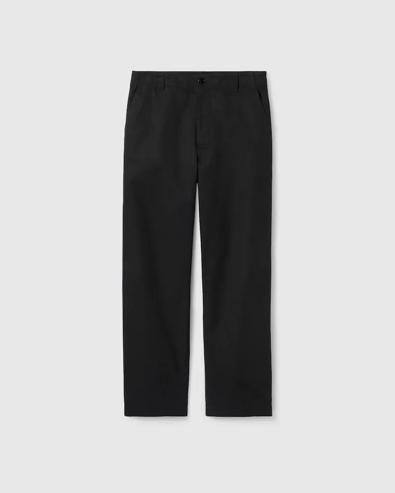 Gucci Hose aus Baumwolltwill Mit Web-Detail, Größe Schwarz