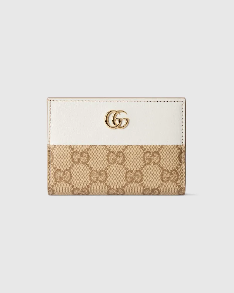 Gucci GG Marmont Faltbrieftasche Beige