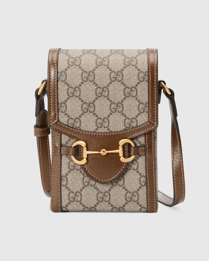 Gucci Horsebit 1955 Mini-Tasche Beige