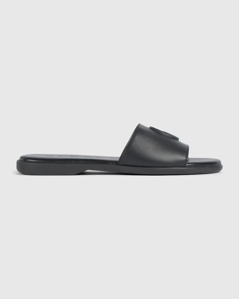 Gucci Damenpantolette mit Doppel G, Größe Schwarz