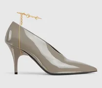 Damen-Mules Mit Absatz, Größe