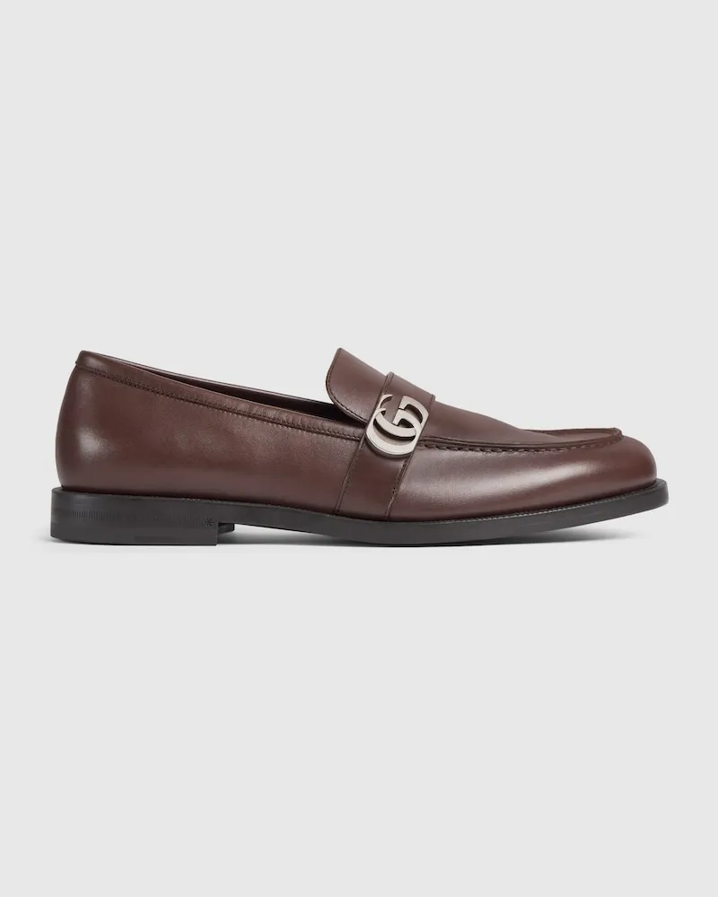 Gucci Herrenloafer mit Doppel G Braun