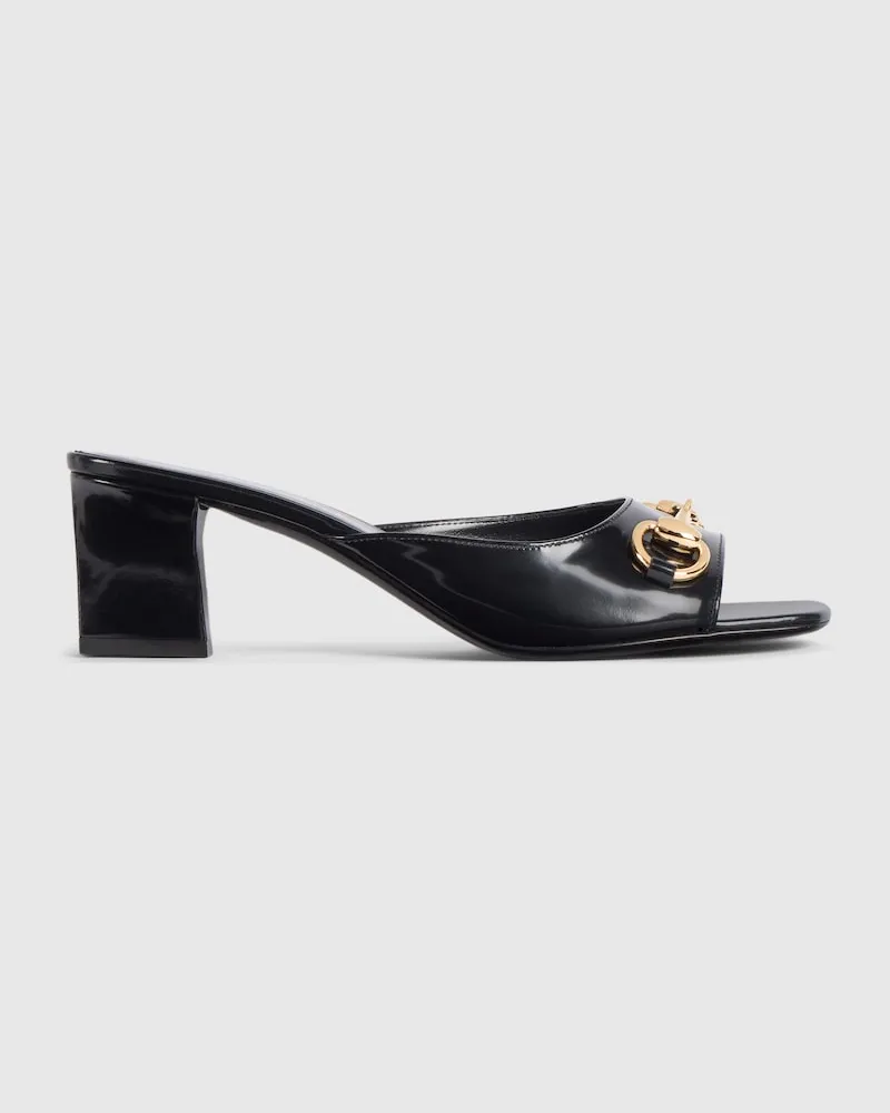 Gucci Damen Signora Pantolette, Größe Schwarz