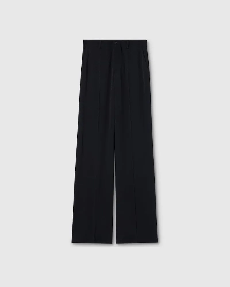 Gucci Hose aus Seidenjacquard, Größe Blau