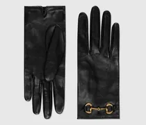 Handschuhe aus Leder Mit Horsebit, Größe