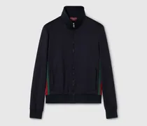 Jacke aus Technischem Jersey Mit Reißverschluss Und Web, Größe