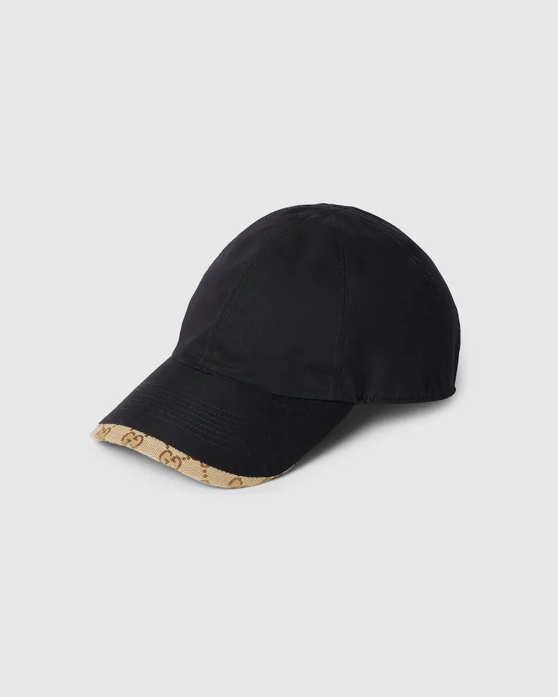 Gucci Casquette En Toile De Coton, Taille Noir
