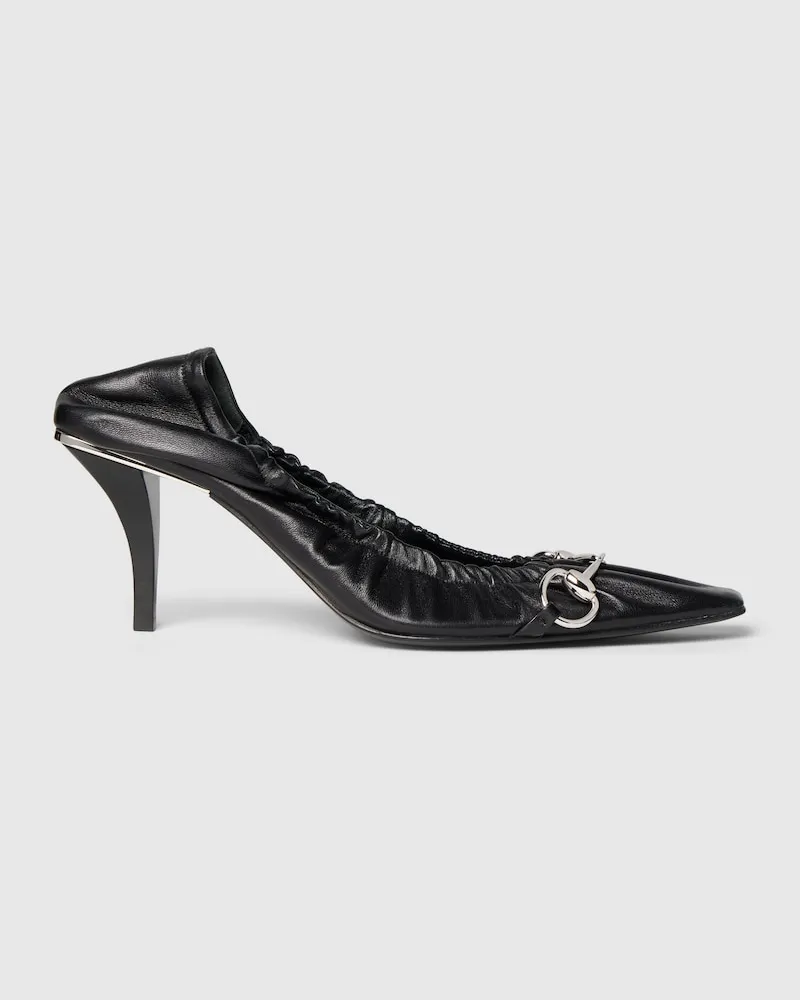 Gucci Vittoria Damenpumps mit Gummizug Schwarz