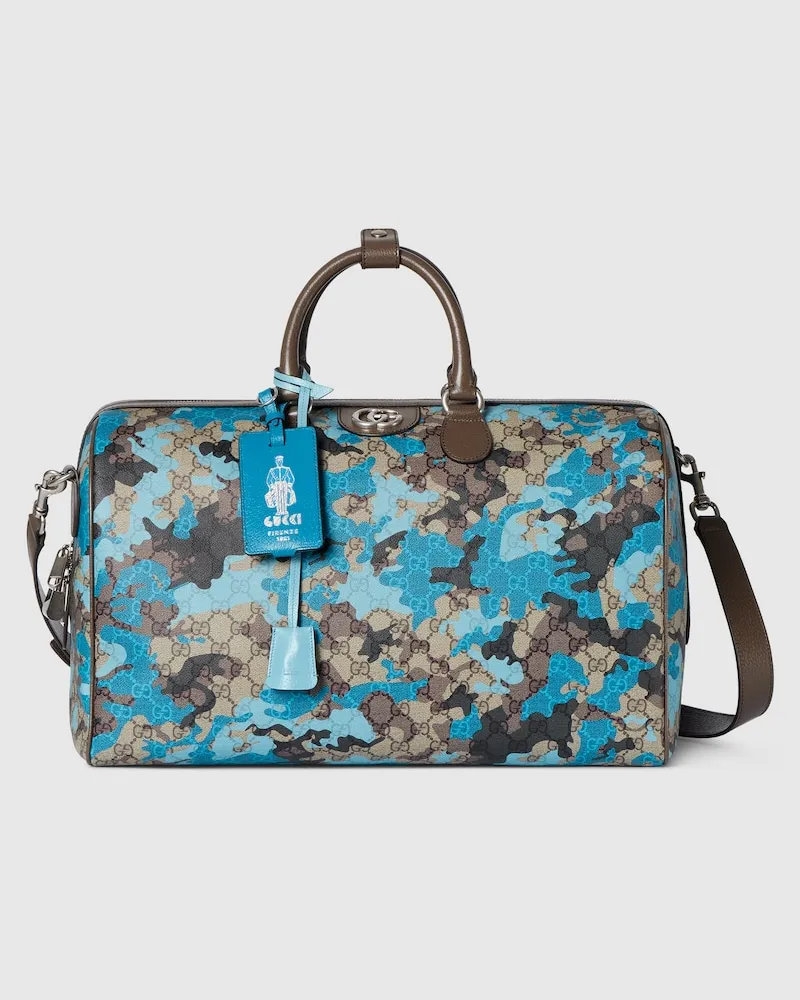 Gucci Mittelgroße GG Reisetasche Beige