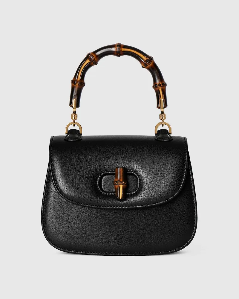 Gucci Bamboo 1947 Mini-Tasche Schwarz