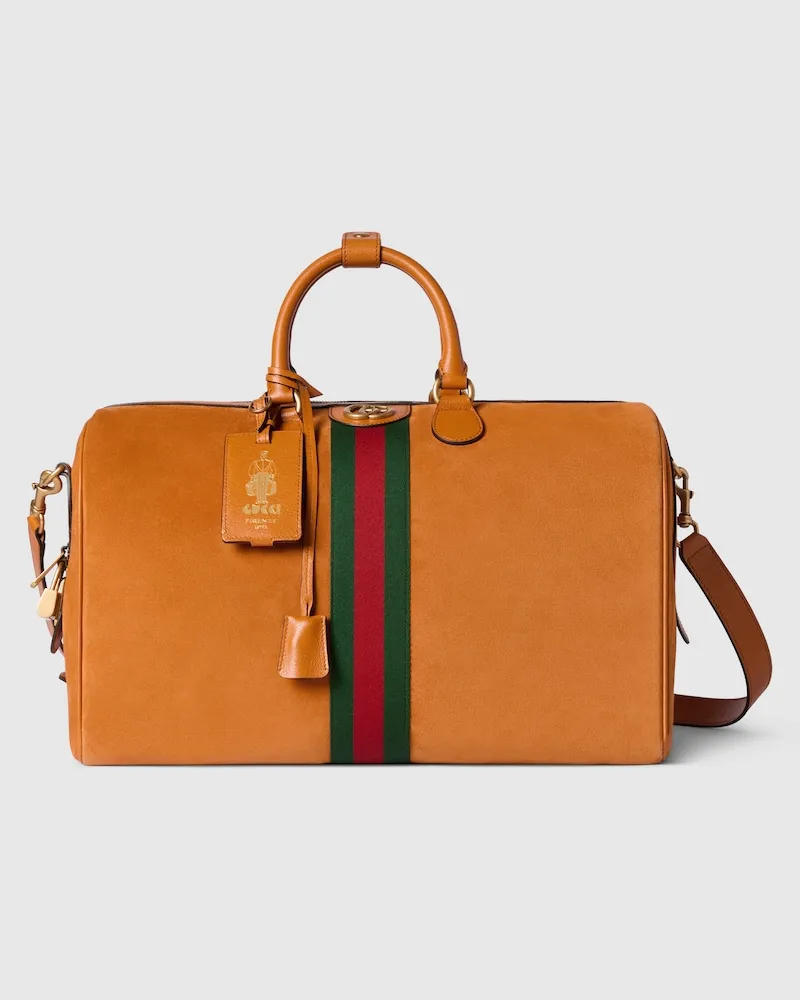 Gucci Mittelgroße Savoy Reisetasche Orange