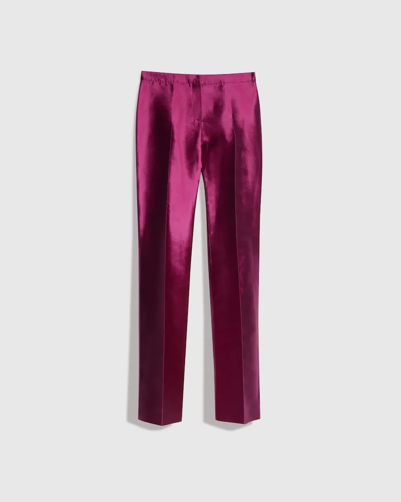 Gucci Hose aus Mikado-Seide Pink