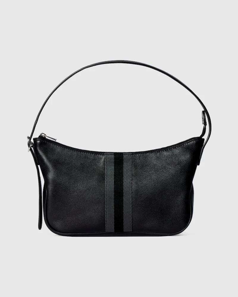 Gucci Kleine Lunetta Umhängetasche Schwarz