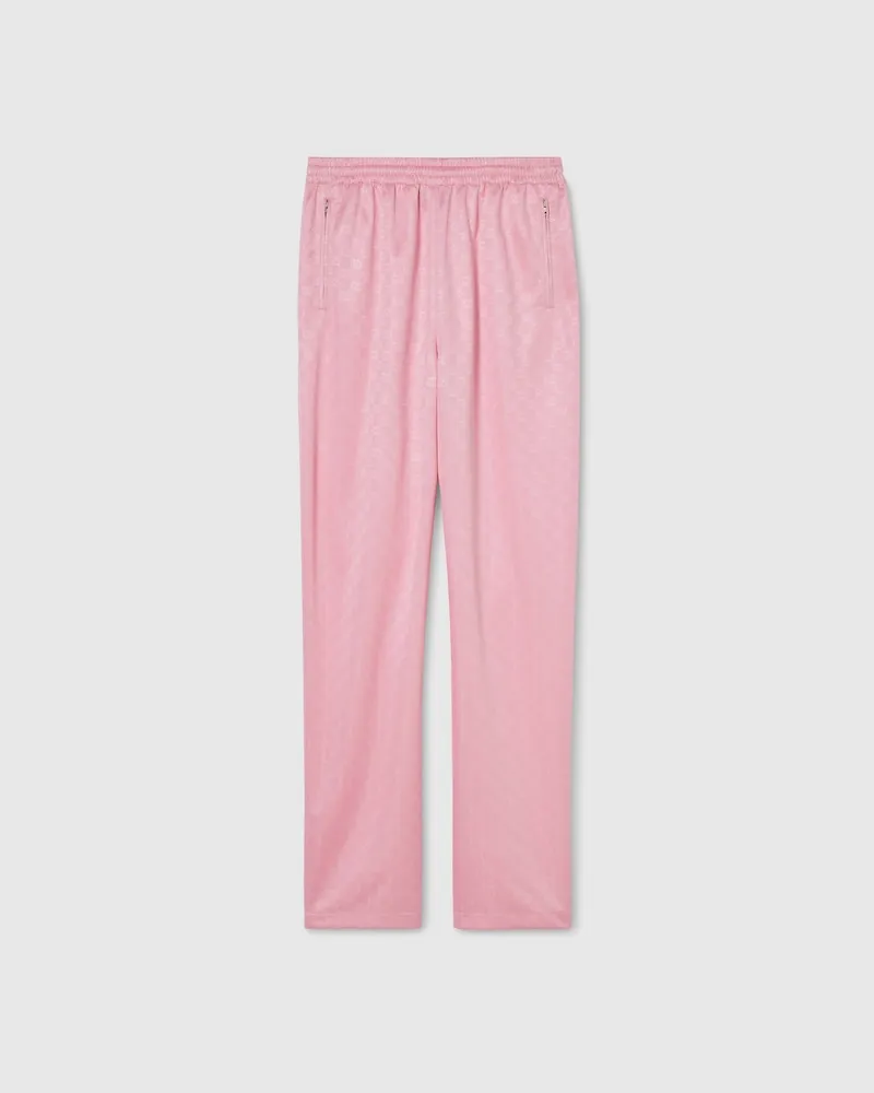 Gucci Freizeithose aus GG Jersey-Jacquard, Größe Pink