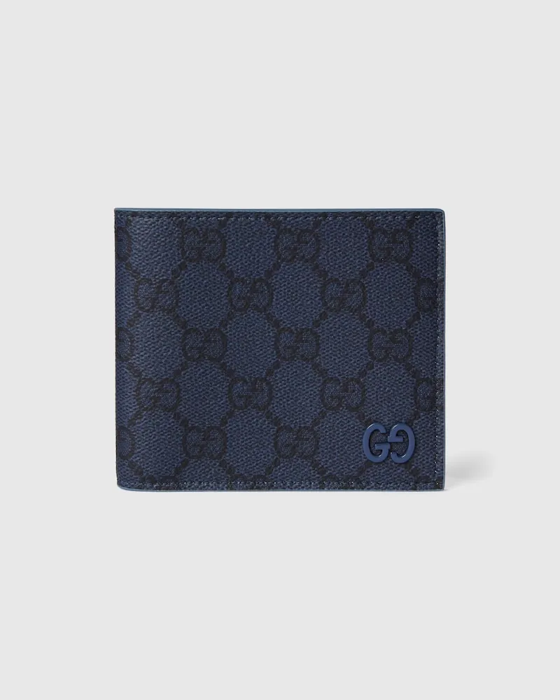 Gucci GG Faltbrieftasche Mit Blassblauer Innenseite Blau