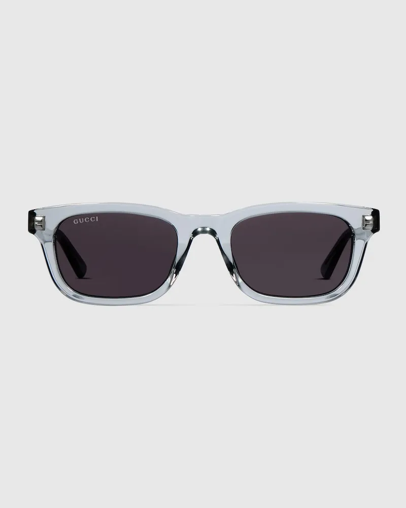 Gucci Sonnenbrille mit Rechteckigem Rahmen Grau