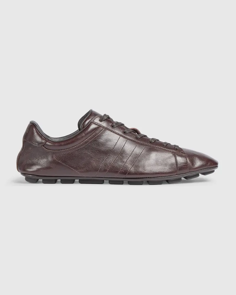 Gucci Herren-Sneaker mit Driver-Sohle Braun
