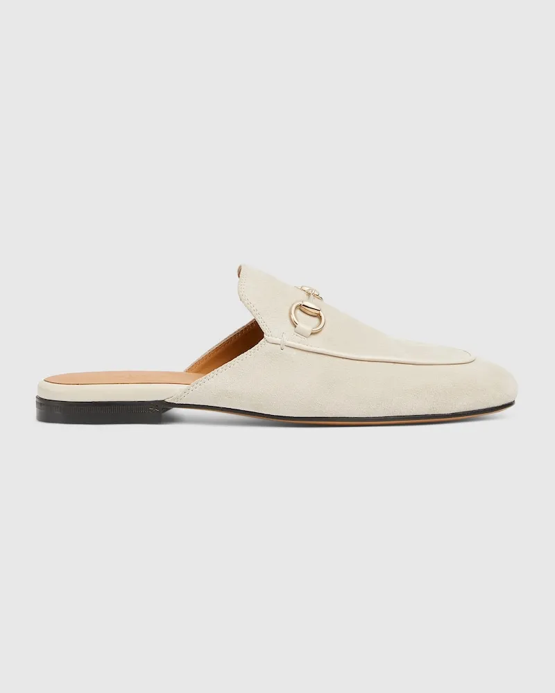 Gucci Princetown Damenslipper, Größe Weiß
