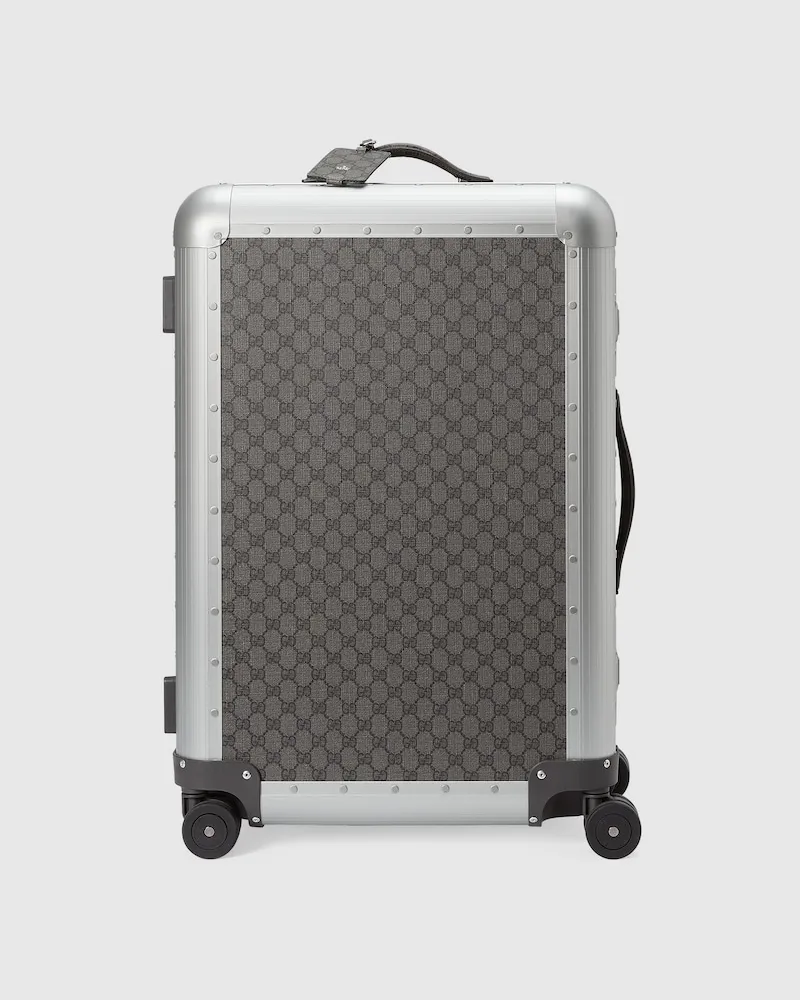 Gucci Valise À Roulettes Porter Moyen Format Gris