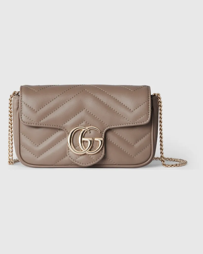 Gucci GG Marmont Mini-Tasche Nude