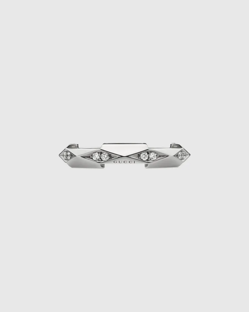 Gucci Link to Love Ring Mit Diamanten Undefined