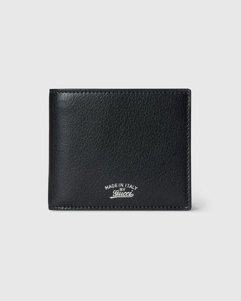 Gucci Lira Faltbrieftasche Schwarz