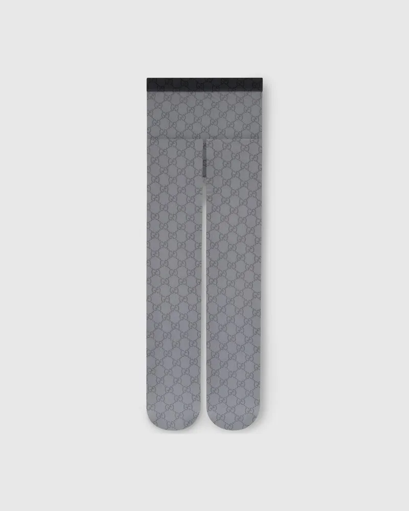 Gucci Collants En Nylon Stretch Avec Imprimé, Taille Noir