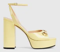 Damensandale Mit Plateausohle Und Horsebit, Größe