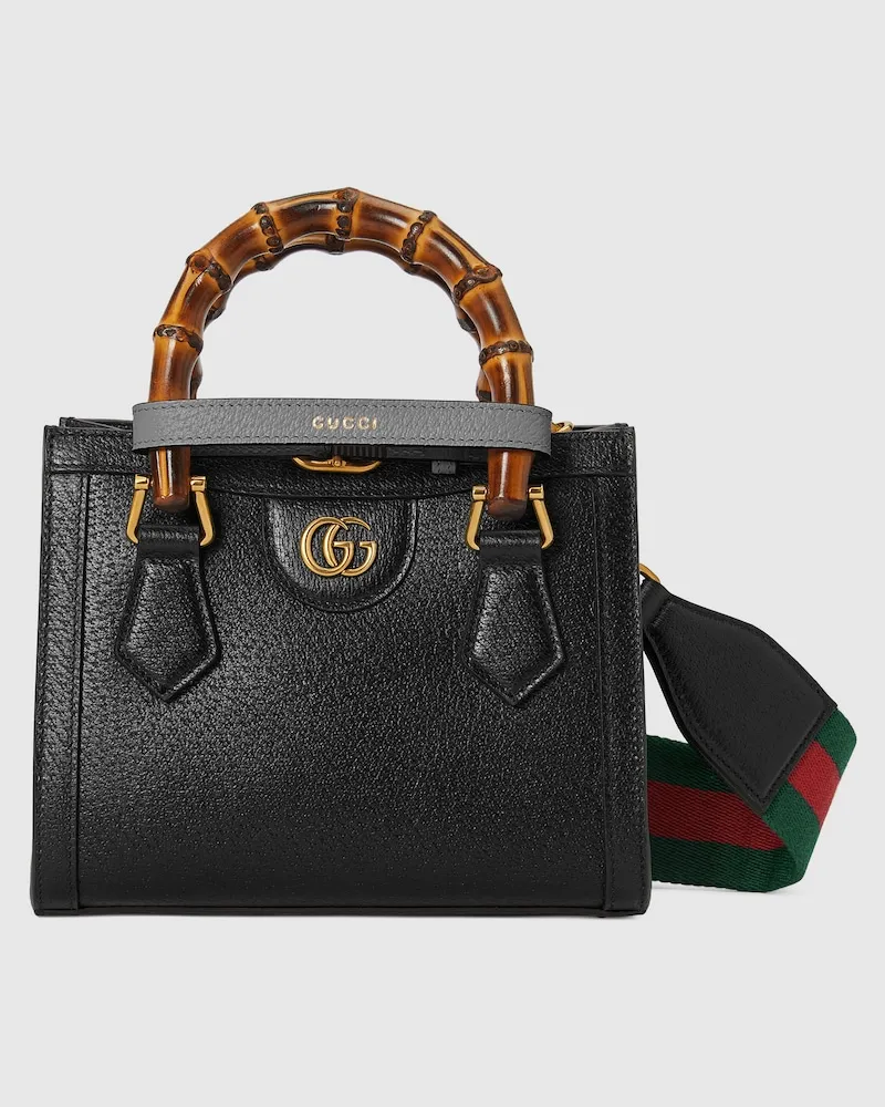 Gucci Kleiner Diana Shopper Schwarz