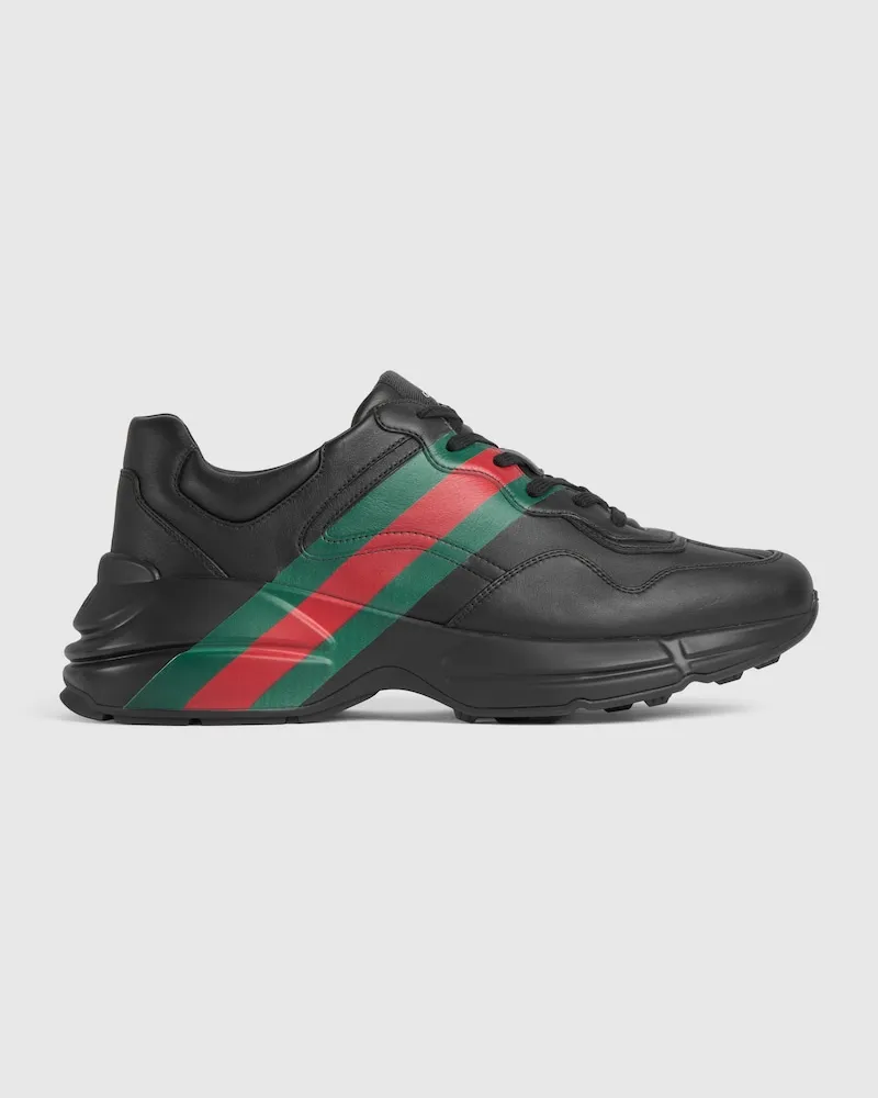 Gucci Rhyton Herrensneaker Schwarz