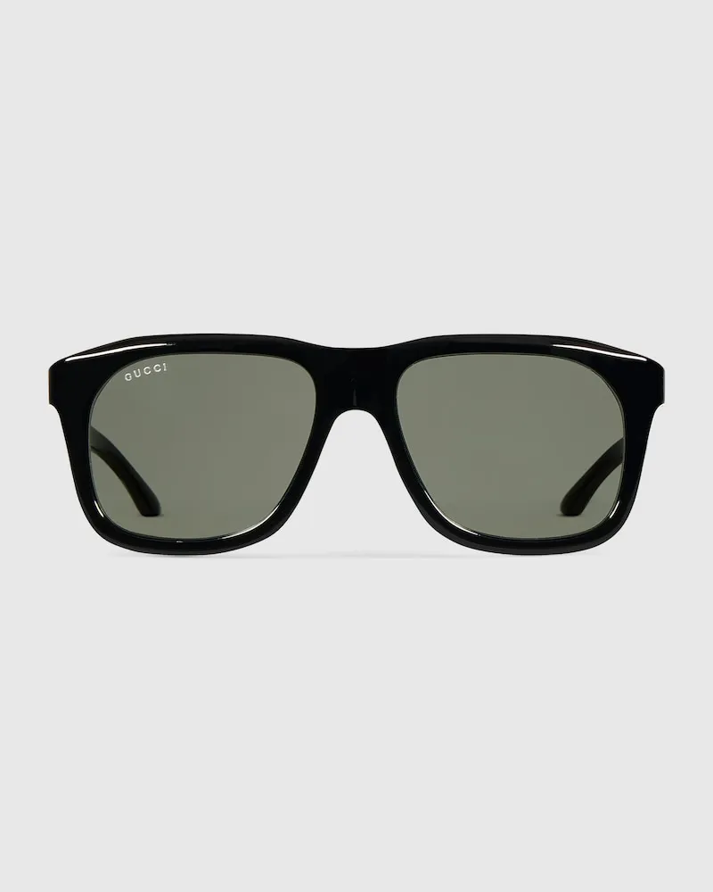 Gucci Sonnenbrille Mit Eckigem Rahmen Schwarz