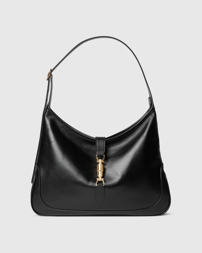 Gucci Große Jackie 1961 Schultertasche Schwarz