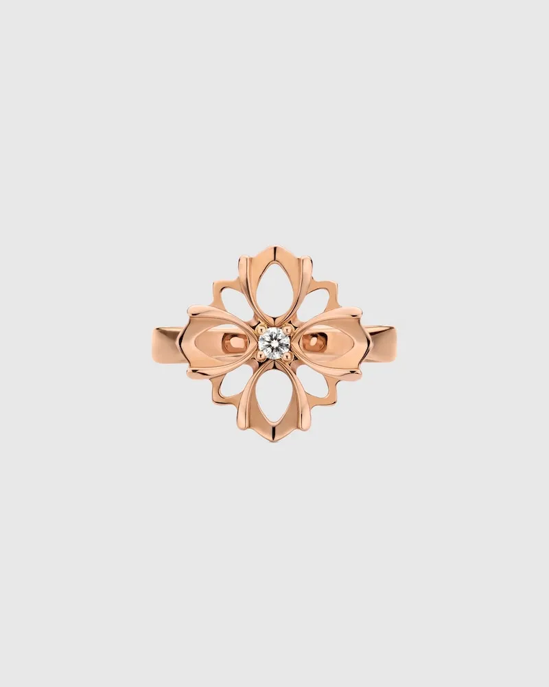 Gucci Flora Ring 18 Karat Mit Diamant Undefined