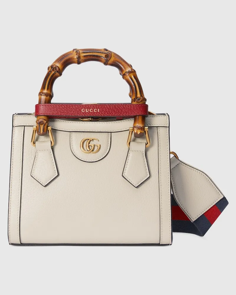 Gucci Kleiner Diana Shopper Weiß