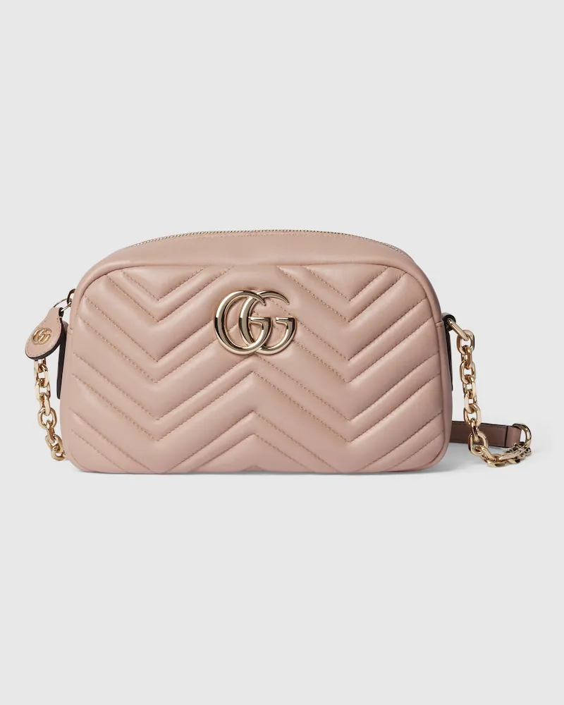 Gucci Kleine GG Marmont Kameratasche Beige
