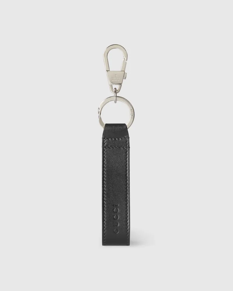 Gucci Schlüsselanhänger Mit Karabinerverschluss Schwarz