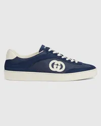 Gucci Herrensneaker Mit GG Blau