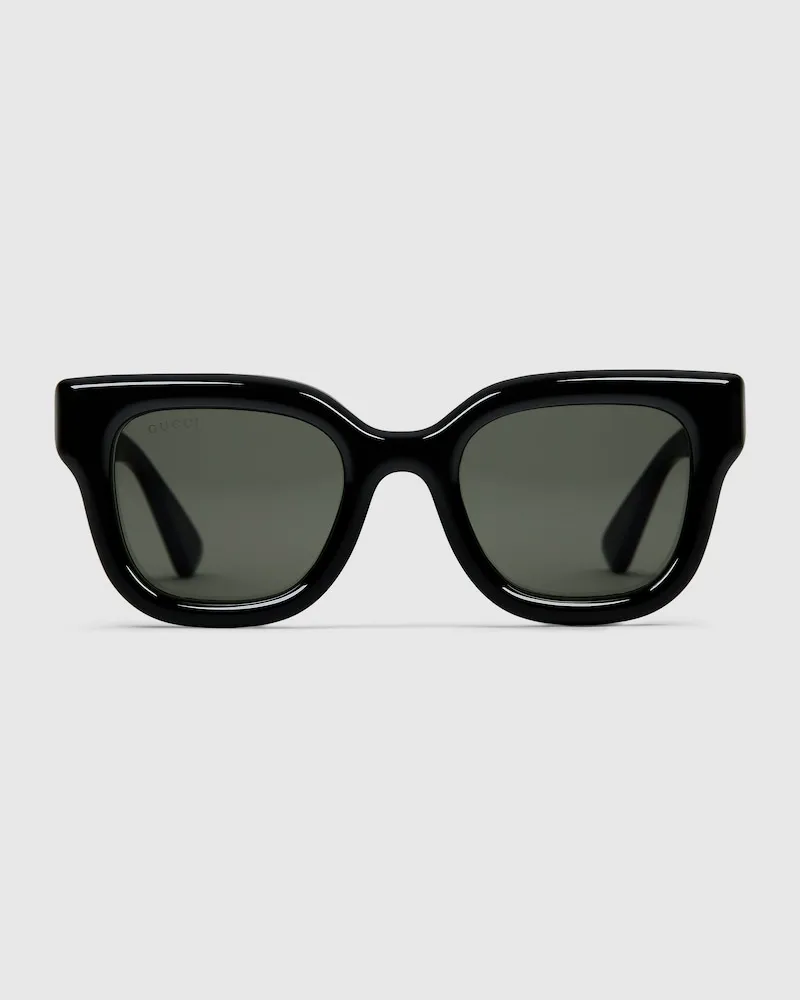 Gucci Sonnenbrille Mit Rundem Rahmen Schwarz