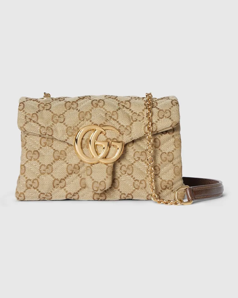 Gucci GG Marmont Mini-Schultertasche Beige