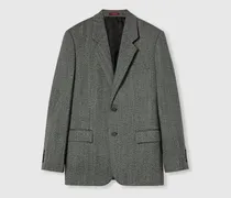 Jackett aus Woll-Mouliné, Größe