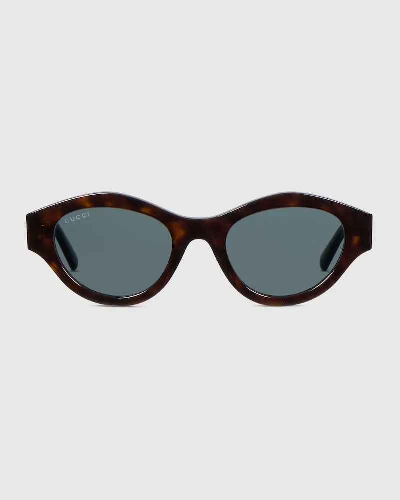 Gucci Sonnenbrille In Katzenaugenform Braun