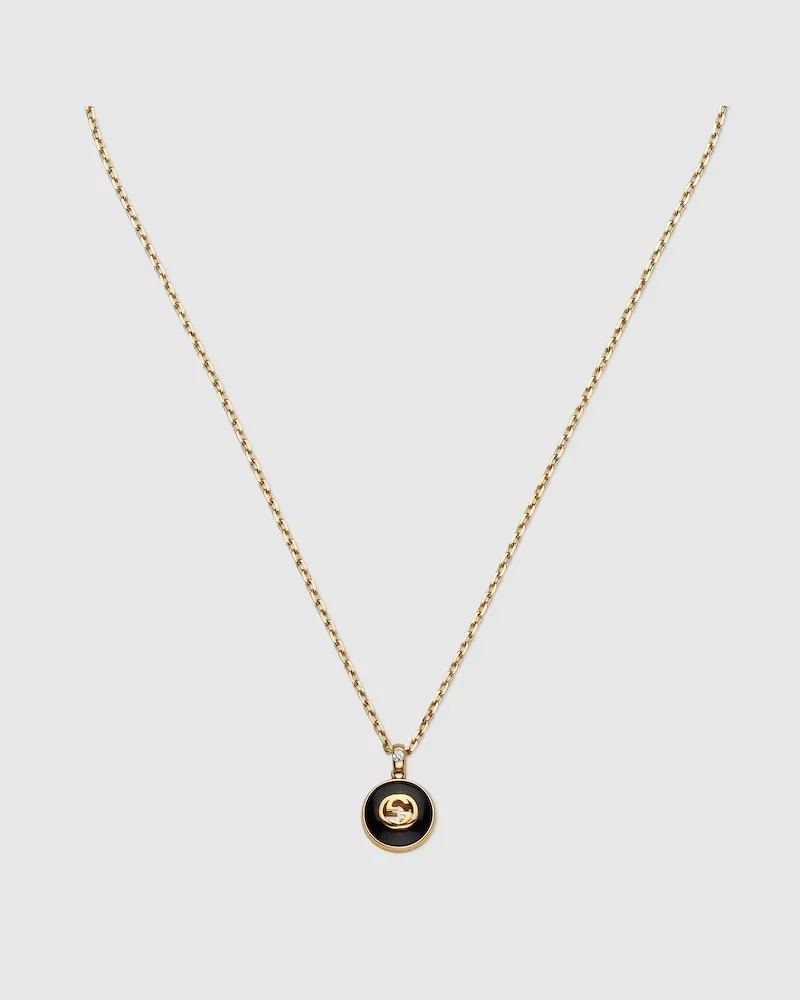 Gucci Interlocking Gliederhalskette 18 Karat Gold