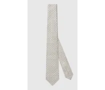 Krawatte Aus Seidenjacquard Mit Horsebit