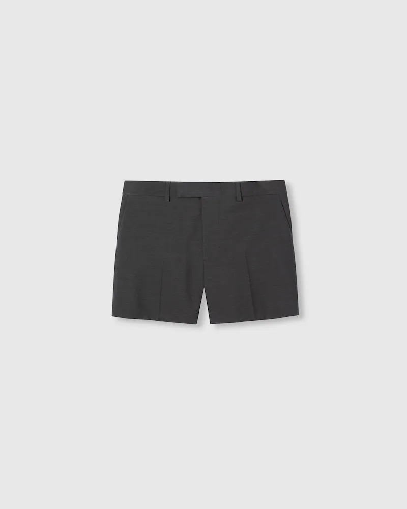 Gucci Mini-Shorts aus Wolle, Größe Grau