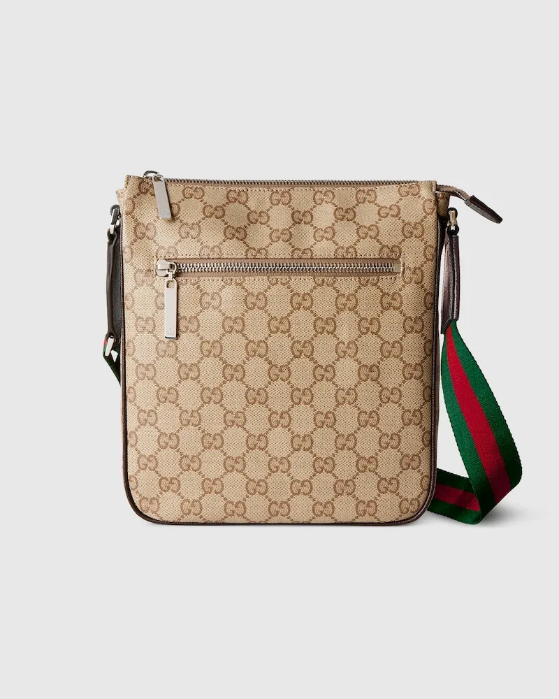 Gucci Kleine Essence Classic Umhängetasche Beige