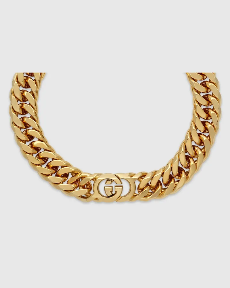 Gucci Interlocking Gliederhalskette Undefined