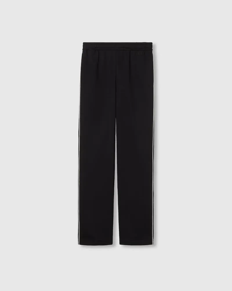Gucci Jogginghose aus Baumwollfleece, Größe Schwarz