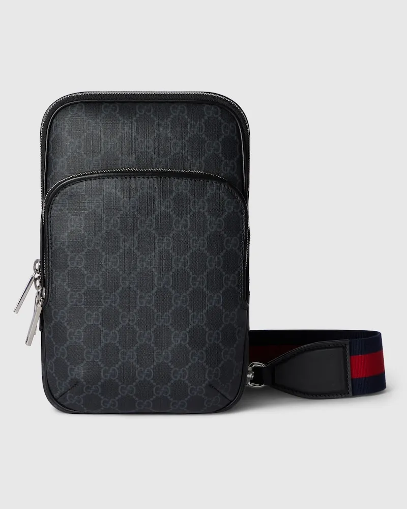 Gucci Kleine GG Black Sling Bag Schwarz