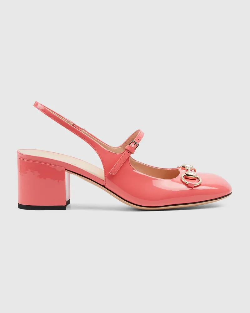 Gucci Damenpumps Mit Horsebit, Größe Pink